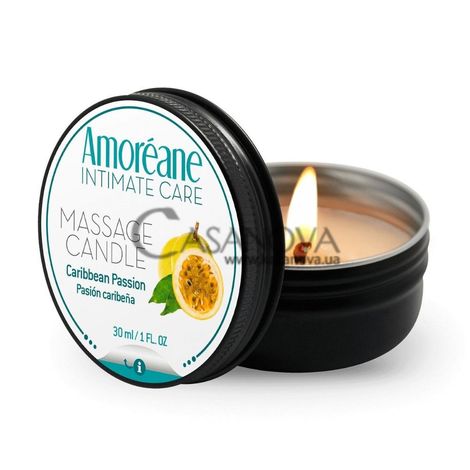 Основне фото Масажна свічка Amoreane Intimate Care Massage Candle Caribbean Passion маракуйя 30 мл