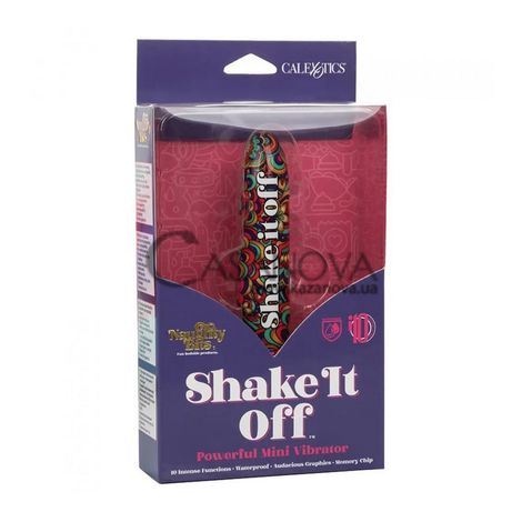 Основне фото Мінівібратор California Exotic Shake It Off різноколірний 10,7 см
