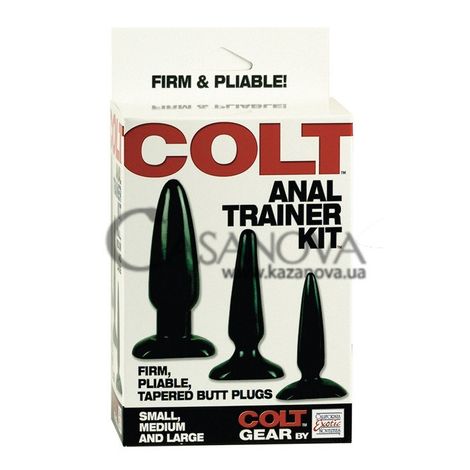 Основное фото Набор анальных пробок Colt Anal Trainer 3 шт