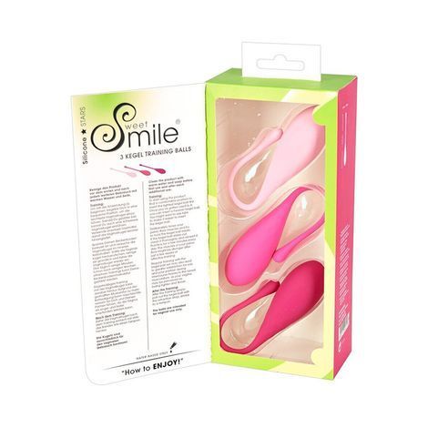 Основное фото Набор вагинальных шариков You2Toys Sweet Smile 3 Kegel Training Balls разноцветный