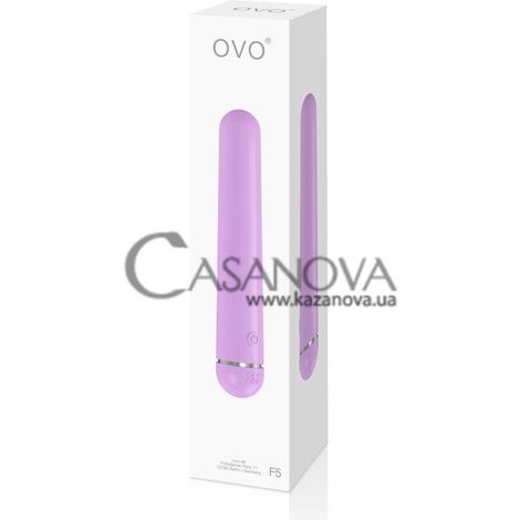 Основне фото Вібратор OVO F5 рожевий 18 см