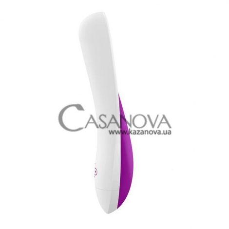 Основное фото Вибратор OVO F7 бело-фиолетовый 21 см