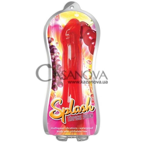 Основное фото Вибратор Vive Splash Tropical Punch красный 15,8 см