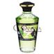 Дополнительное фото Съедобное согревающее масло Shunga Warming Oil Huile Chauffante Midnight Sorbet зелёный чай 100 мл
