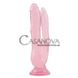 Додаткове фото Подвійний фалоімітатор Hi-Rubber Born To Create Pleasure 8 рожевий 20,3 см