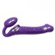 Дополнительное фото Безремневой страпон с вибрацией Strap-On-Me Vibrating Bendable Strap-On XL фиолетовый 15,8 см