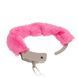Дополнительное фото Металлические поножи с мехом OOTB Furry Legcuffs розовые