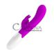 Дополнительное фото Rabbit-вибратор Pretty Love Cerberus с язычком для клитора BI-014795 пурпурный 20,6 см