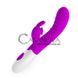 Дополнительное фото Rabbit-вибратор Pretty Love Cerberus с язычком для клитора BI-014795 пурпурный 20,6 см