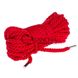 Додаткове фото Мотузка для бондажу Premium Silky червона 10 м