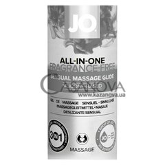 Основне фото Пробник гель-змазки для масажу JO All-In-One Sensual Massage Glide 15 мл