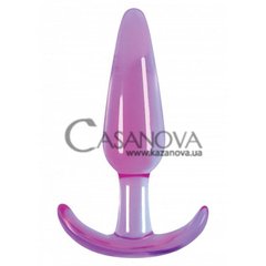 Основное фото Анальная пробка Jelly Rancher Smooth T-Plug пурпурная 10,9 см