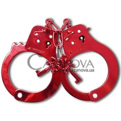 Основное фото Металлические наручники Anodized Cuffs красные