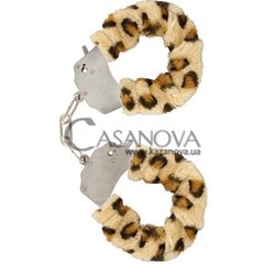Основное фото Наручники с плюшем Furry Fun Cuffs леопардовые