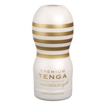 Основное фото Мастурбатор Tenga Premium Original Vacuum Cup Gentle белый