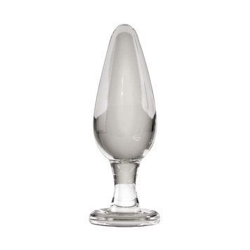 Основное фото Стеклянная анальная пробка Pipedream Icicles Hand Blown Glass Massager №26 прозрачная 11,5 см