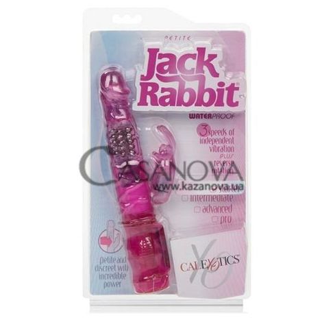Основное фото Rabbit-вибратор Petite Jack Rabbit розовый 19 см