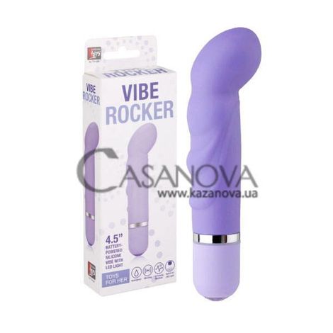 Основное фото Вибратор для точки G Vibe Rocker фиолетовый 10,2 см