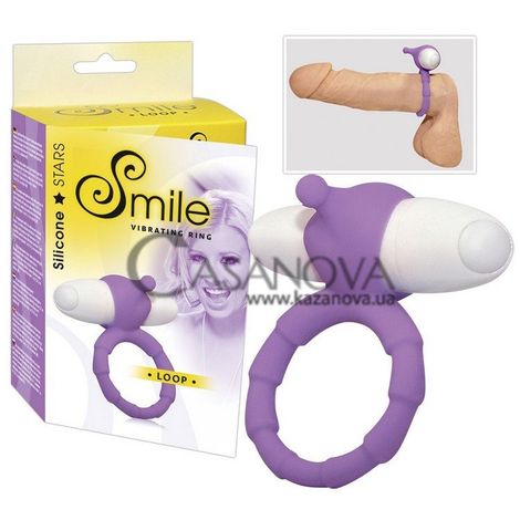 Основное фото Эрекционное кольцо Smile Loop фиолетовое