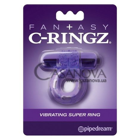 Основное фото Виброкольцо Fantasy C-Ringz Vibrating Super Ring фиолетовое