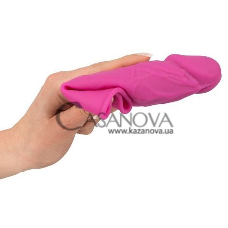 Основное фото Удлиняющая насадка на член Smile For Men Extension Sleeve светло-розовая 18,2 см