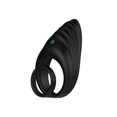 Основное фото Двойное эрекционное виброкольцо Nexus Enhance Vibrating Cock and Ball Ring чёрное 10,5 см