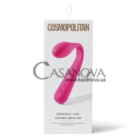 Основное фото Гибкий вибратор для точки G Cosmopolitan Bendable Love розовый 19,3 см
