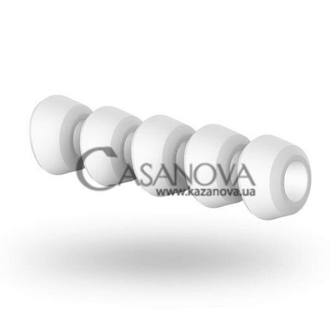 Основное фото Комплект из 5 насадок для вакуумного стимулятора Satisfyer Caps белый