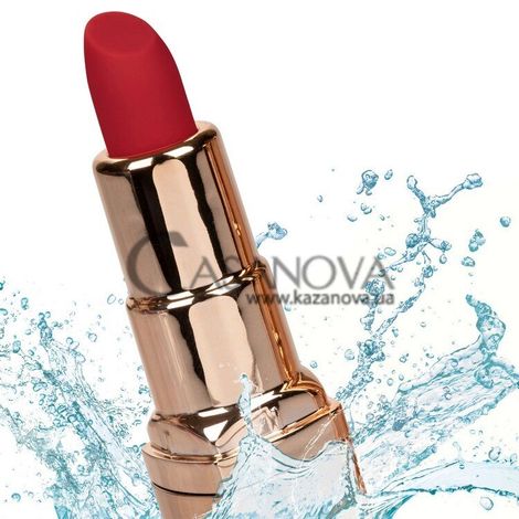 Основное фото Мини-вибратор Hide & Play Lipstick золотистый с красным 8,3 см