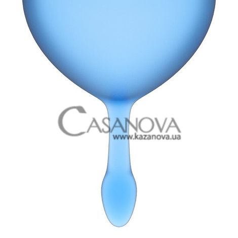 Основное фото Набор из 2 менструальных чаш Satisfyer Feel Good синий