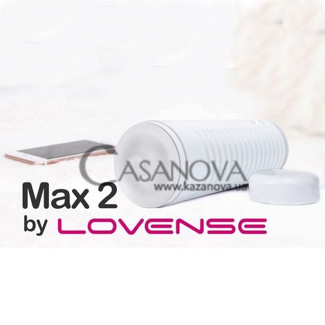 Основное фото Мастурбатор с вибрацией Lovense Max 2 белый 24 см
