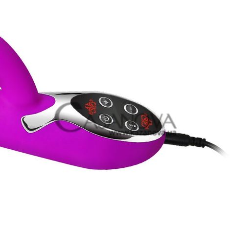 Основне фото Rabbit-вібратор із підігрівом Pretty Love Crazy пурпурний 22,5 см