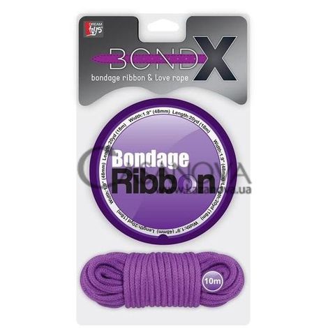 Основне фото Набір для бондажу BondX Bondage Ribbon & Love Rope фіолетовий