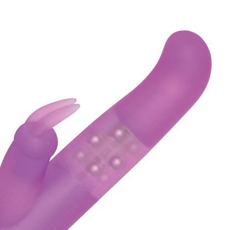 Основное фото Rabbit-вибратор с вращающимися шариками Seven Creations Rabbit G Spot фиолетовый 26 см