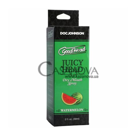 Основное фото Спрей для глубокого орального секса Doc Johnson Good Head Juicy Head Dry Mouth Spray Watermelon арбуз 59 мл