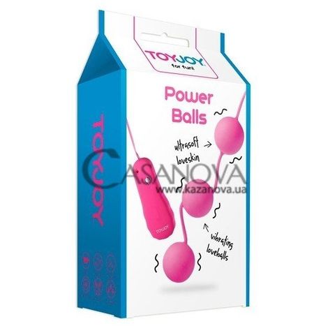 Основное фото Вагинальные шарики с вибрацией Power Balls розовые