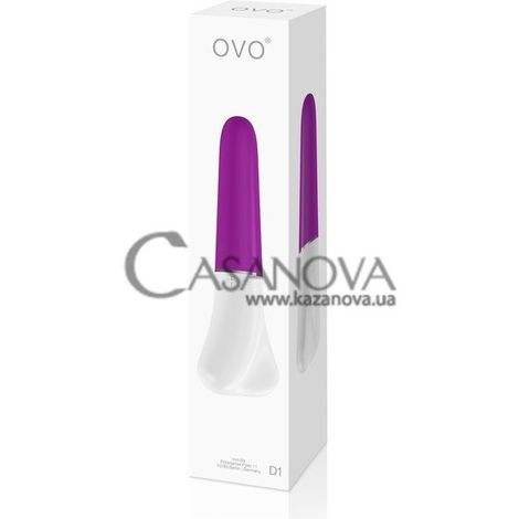 Основне фото Вібратор OVO D1 фіолетовий 15,8 см