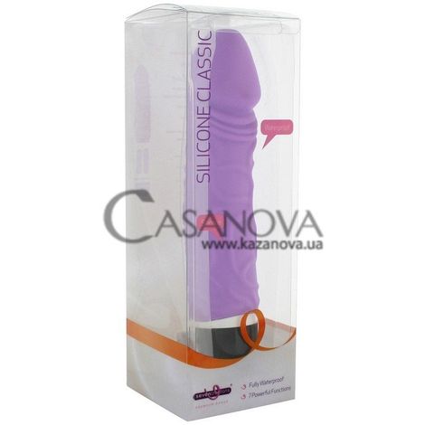 Основне фото Вібратор Silicone Classic фіолетовий 20 см