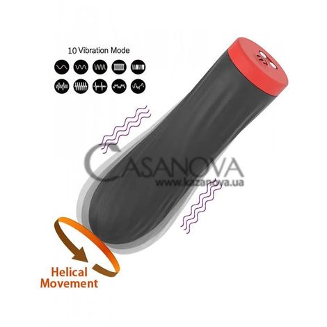 Основне фото Віброкуля Silicone Touch Vibrator Boss Series чорна 8,5 см