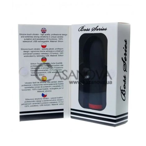 Основное фото Вибропуля Silicone Touch Vibrator Boss Series черный 8,5 см