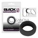Додаткове фото Ерекційне кільце Black Velvets Cock Ring чорне 2,6 см