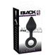 Дополнительное фото Анальная пробка Black Velvets Plug чёрная 14 см