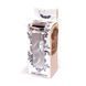 Дополнительное фото Анальная пробка Boss of Toys Boss Series Exclusivity Jewellery Silver Plug S BS6400013 серебристая с чёрным камнем 7 см
