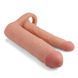Дополнительное фото Двойная насадка на член Lovetoy Add 2" Pleasure X Tender Double Penis Sleeve телесная 20,3 см