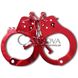 Додаткове фото Металеві наручники Anodized Cuffs червоні