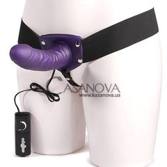 Основное фото Женский страпон с вибрацией Alias Female Strap On фиолетовый 15 см