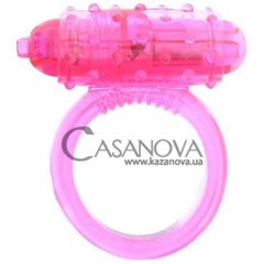 Основное фото Кольцо с вибрацией Silicone Soft Cockring розовое