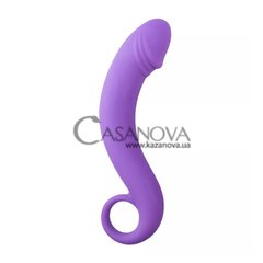 Основное фото Фаллоимитатор для точки G EasyToys Curved Dong фиолетовый 17,5 см