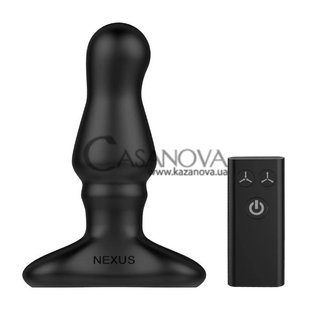 Основное фото Надувная анальная вибропробка Nexus Bolster чёрная 12,5 см