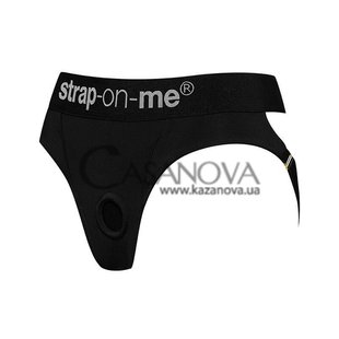 Основне фото Труси-стрінги для страпону Strap-On-Me Heroine Harness S чорні